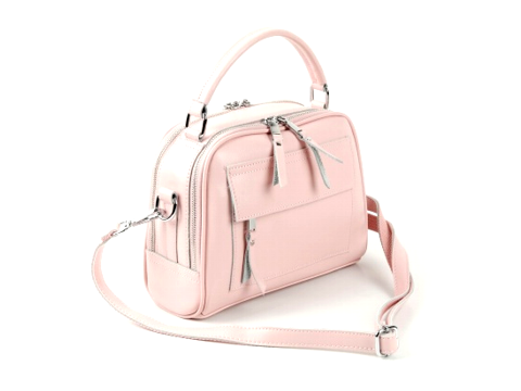 Bolso mochila rosa para mujer