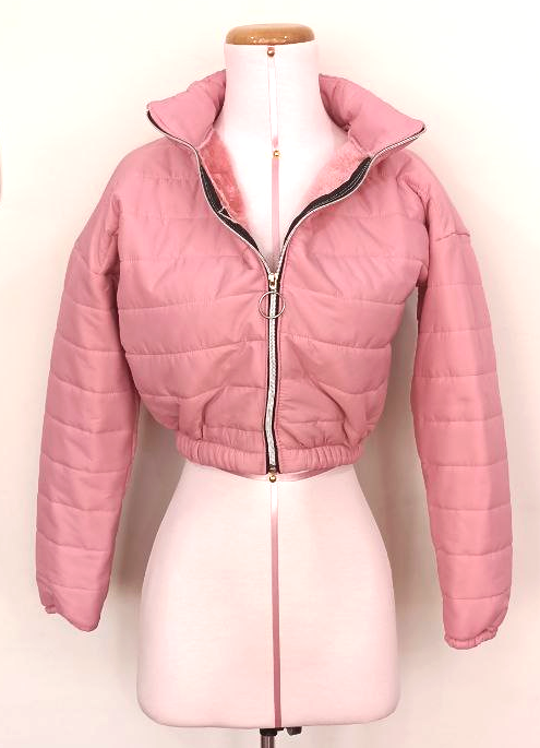 Puffer palo rosa para dama