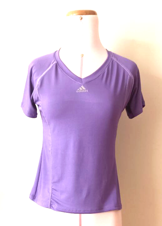 Polo deportivo lila de poliéster